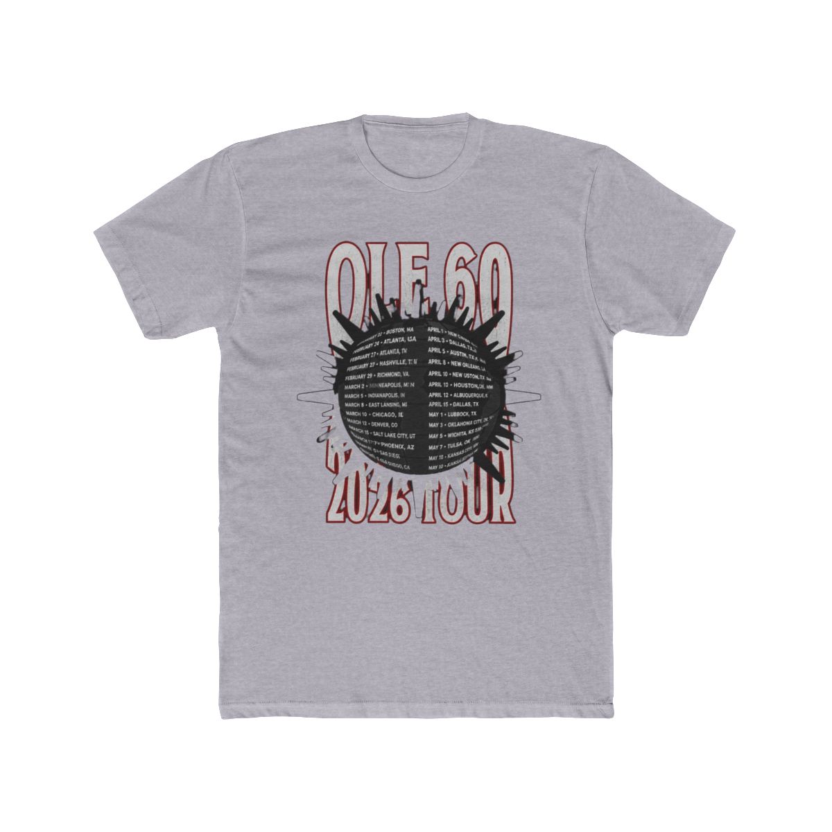 Ole 60 Store Merch Smokestack Town Pocket Black Tour Tee - Serotee