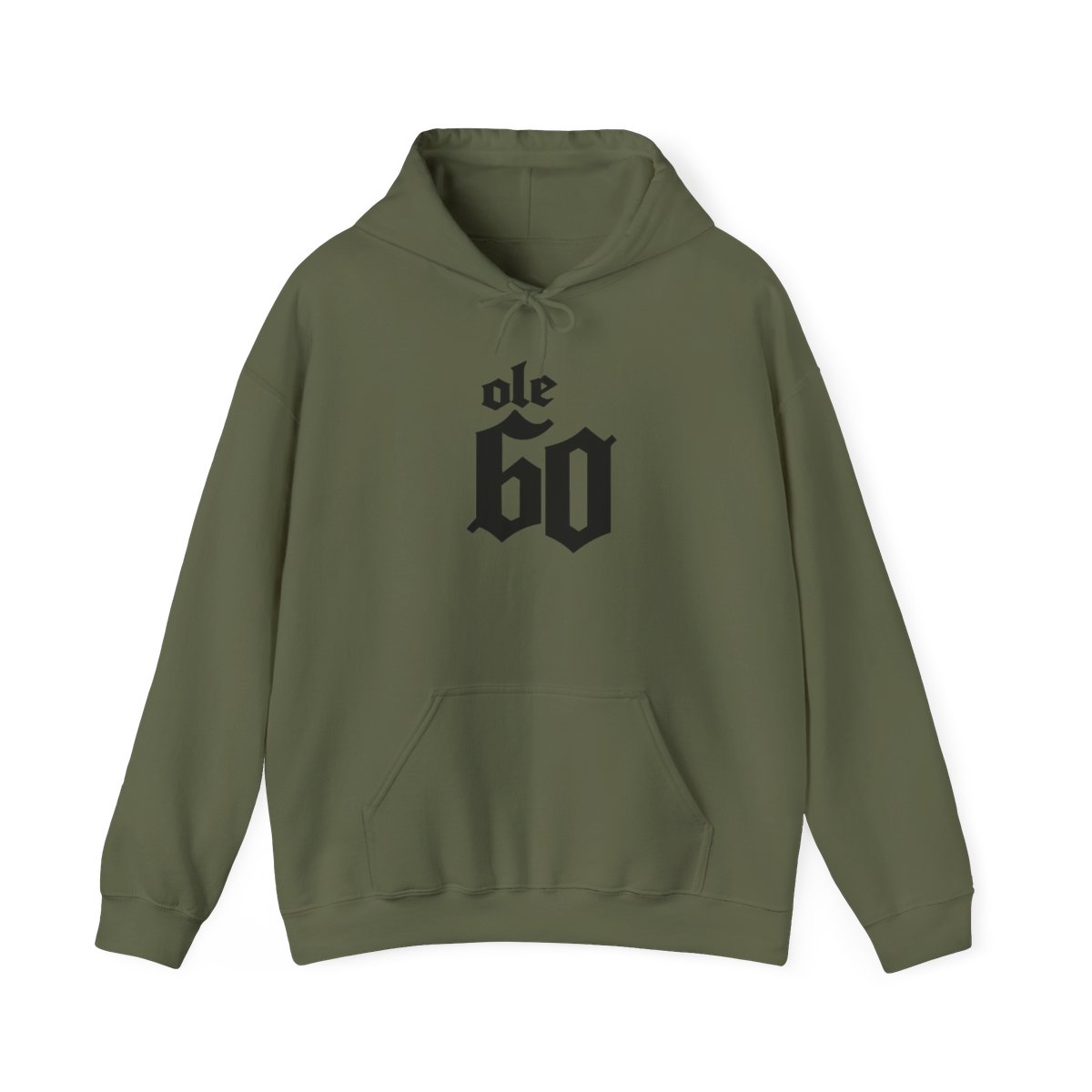 Ole 60 Gothic Typography Hoodie | Ole 60 Merch - alternate angle 4, merchandise