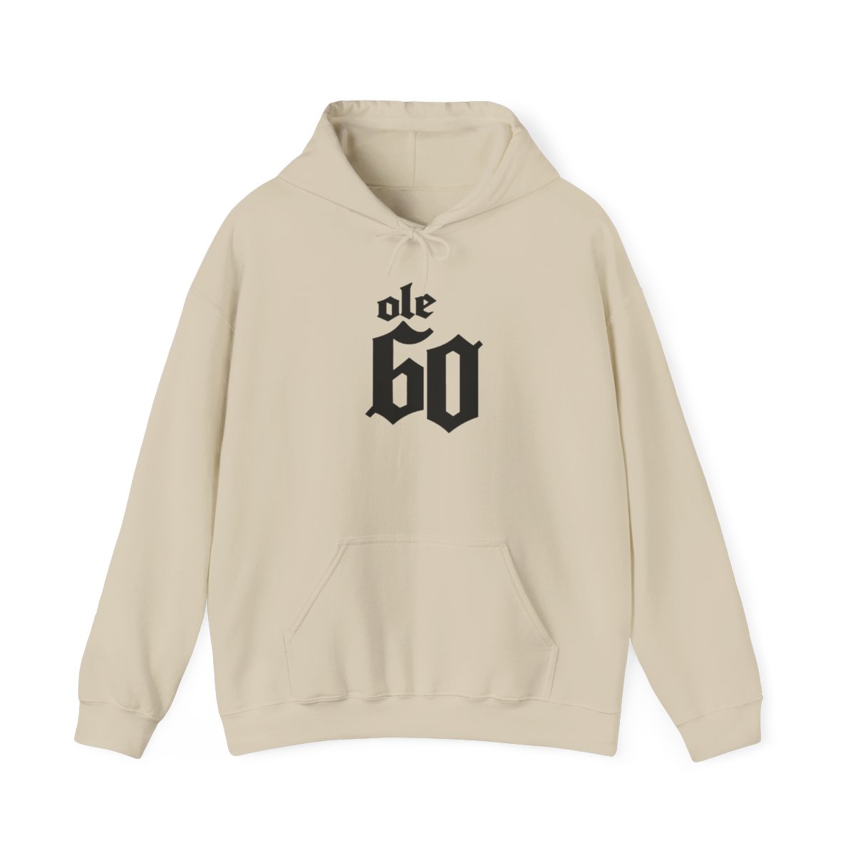 Ole 60 Gothic Typography Hoodie | Ole 60 Merch - alternate angle 2, merchandise
