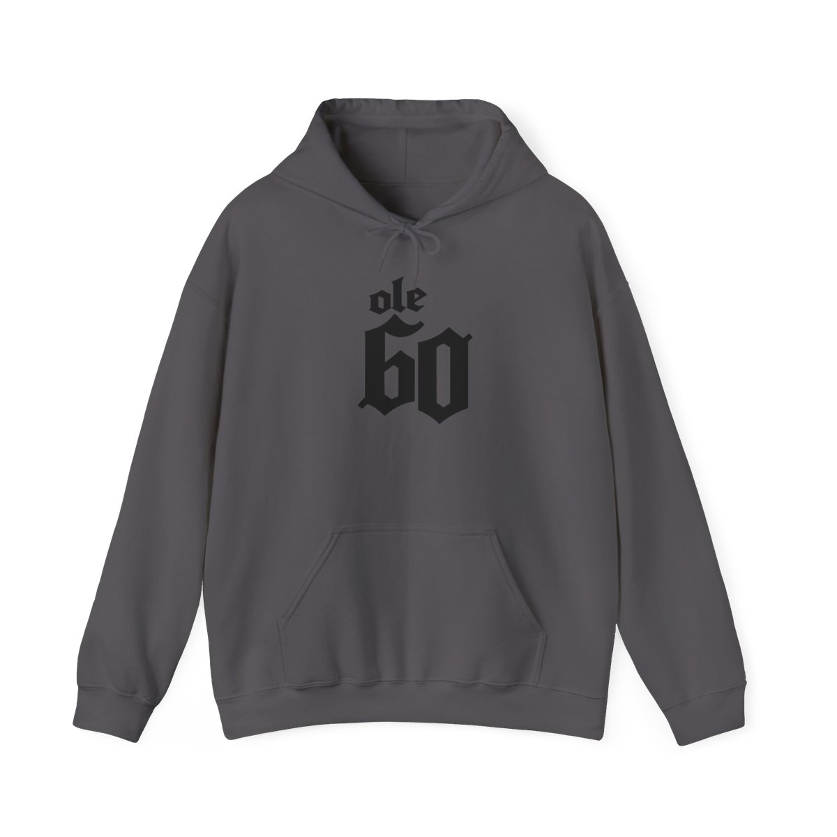 Ole 60 Gothic Typography Hoodie | Ole 60 Merch - alternate angle 5, merchandise
